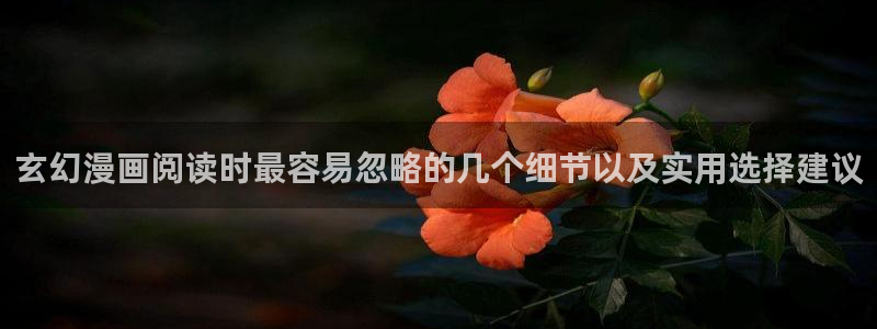 漫蛙漫画热度榜:玄幻漫画阅读时最容易忽略的几个细节以及实用选择建议